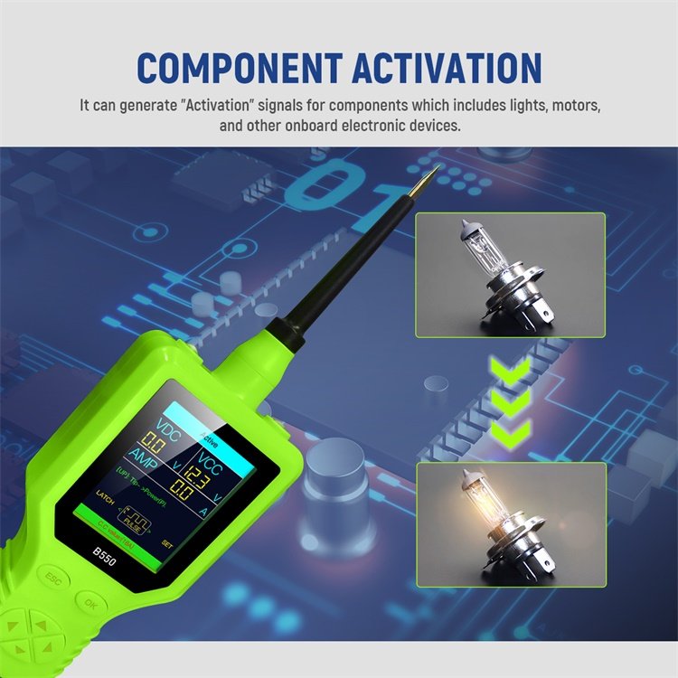 Popular MRCARTOOL B550 12V Power Probe Car Electric Diagnose Automotive Circuit Tester Electric Circuit Tester