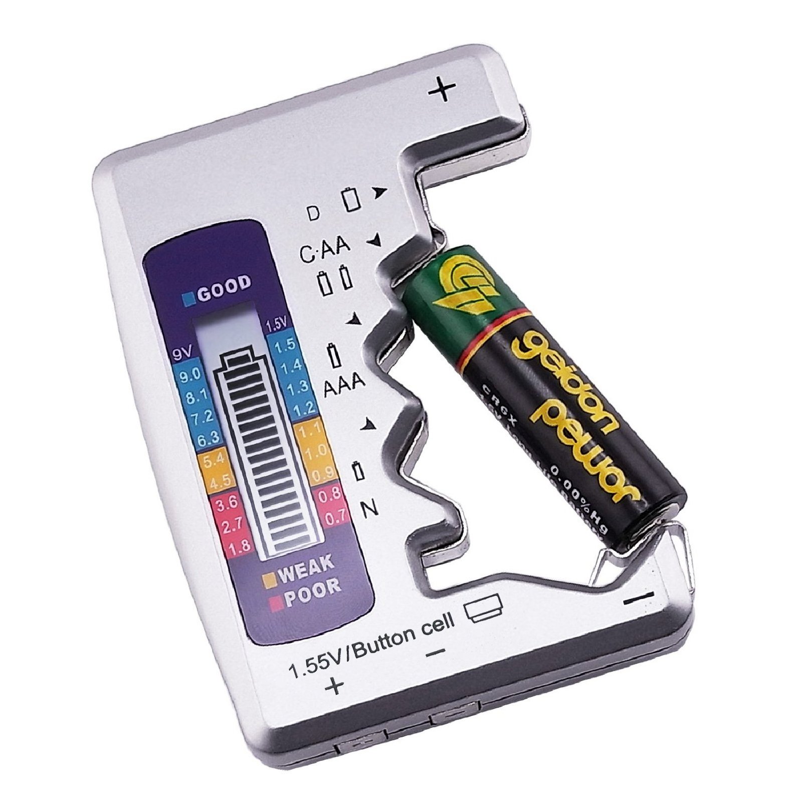 710-110 Battery Tester Checker for C D N AA AAA 9V 1.5V