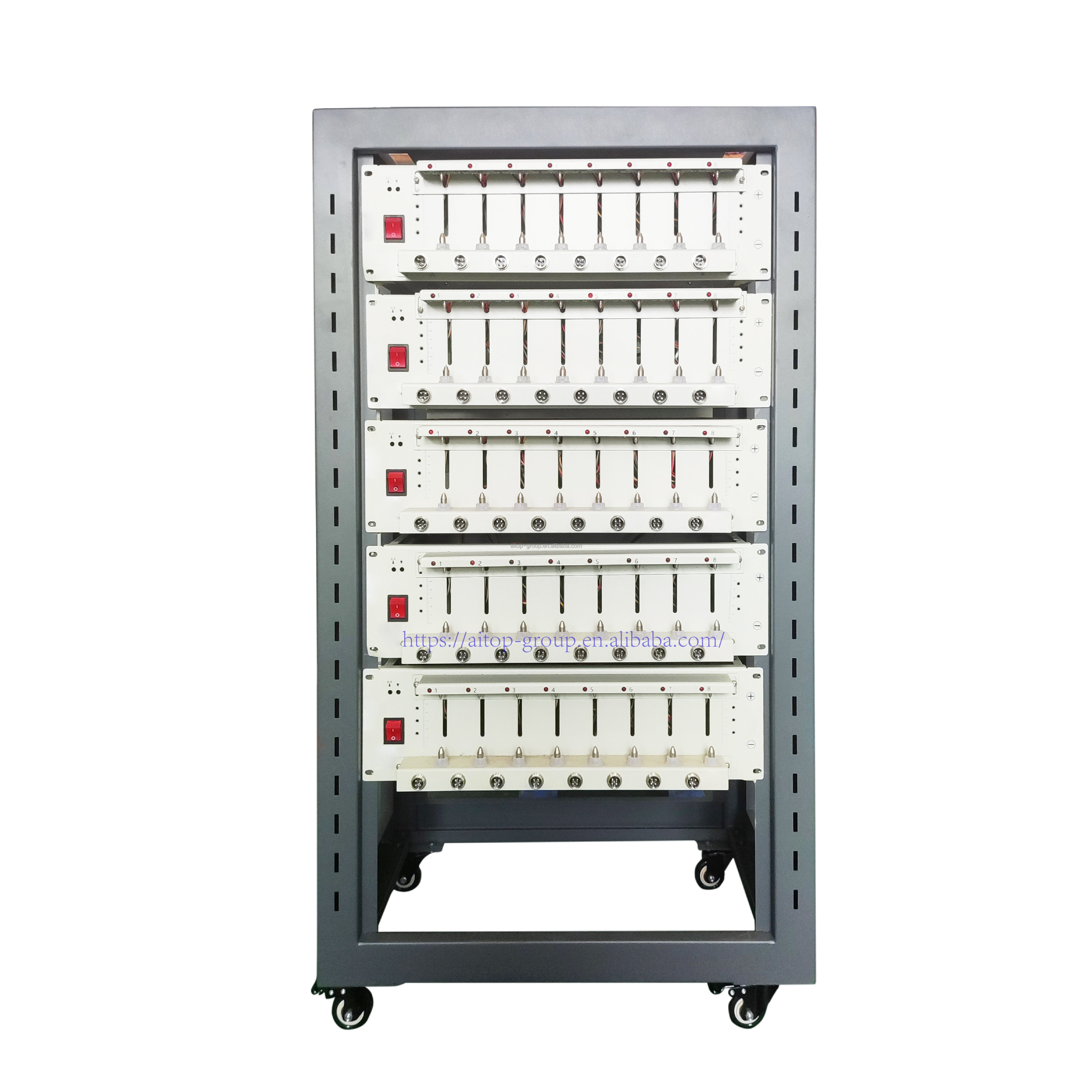 5V20A 5v50 5v100a Ch16 Prismatic Capacity Tester Battery Cycle Tester Balancing Battery Charge And Discharge Test Machine