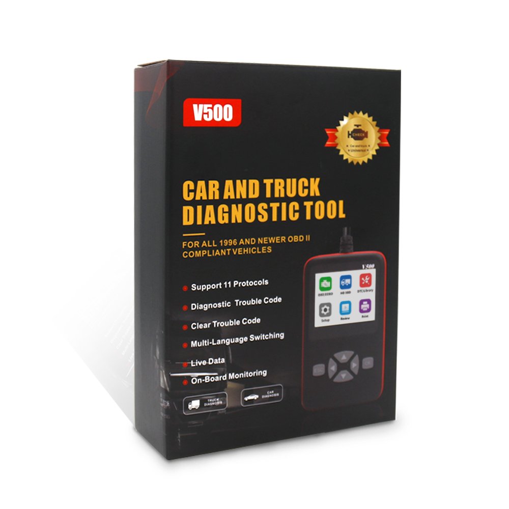 12V 24V Car and Truck OBD2 Reads The Code Card Scan Tool Truck Diagnostic Tester