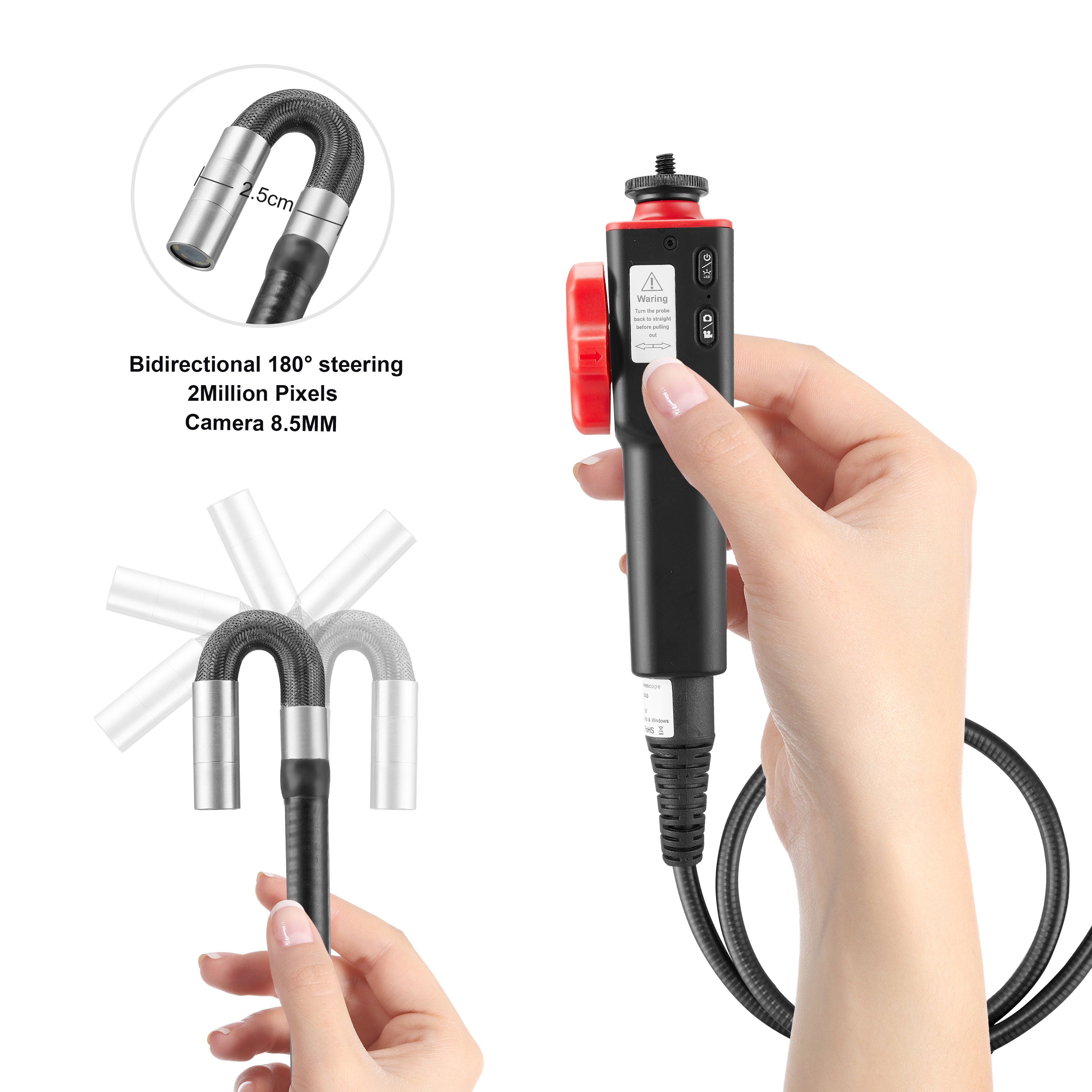 Testing Equipment,Endoscope 360 5 M Industrial Borescopes, Handheld Thermal Imagers And Industrial Endoscopes