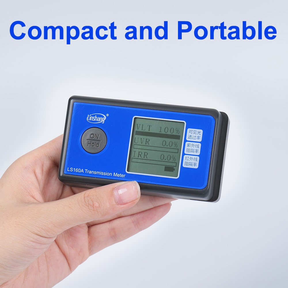 On Sale LS160 LS160A Good Price Infrared UV VLT Window Film Tester Window Tint Transmission Meter for Car