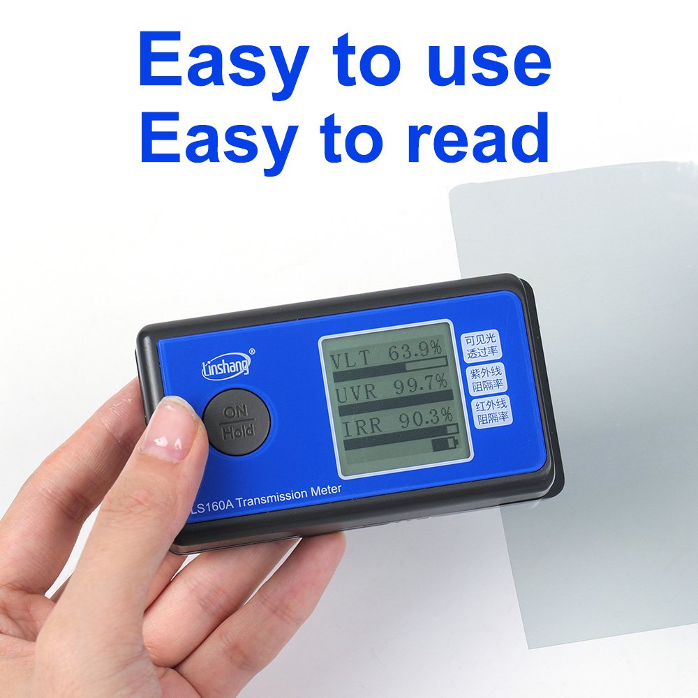 On Sale LS160 LS160A Good Price Infrared UV VLT Window Film Tester Window Tint Transmission Meter for Car