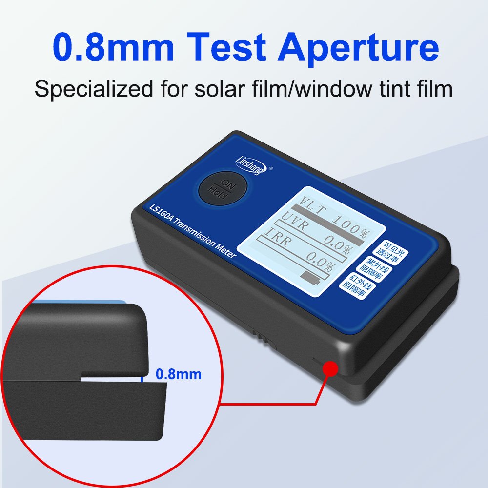 On Sale LS160 LS160A Good Price Infrared UV VLT Window Film Tester Window Tint Transmission Meter for Car