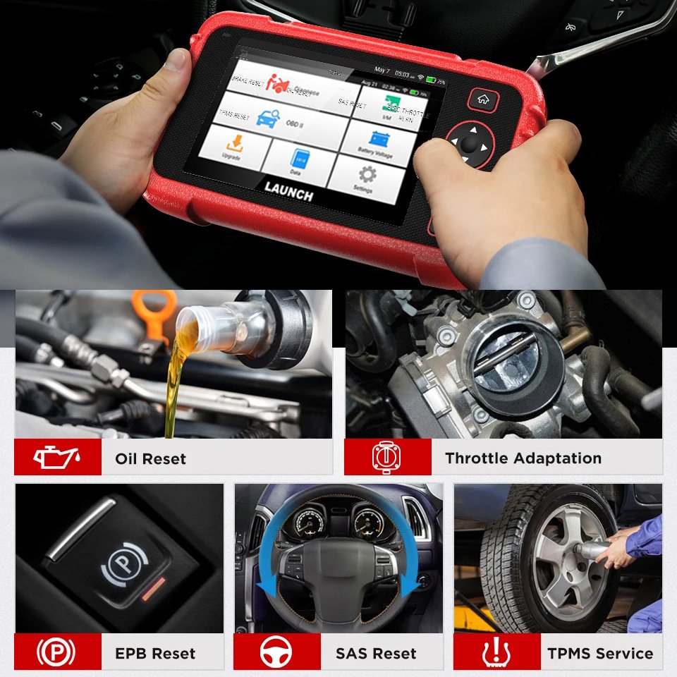 Newest Launch Obd2 Crp123x Crp123e 123x Obd2 Premium Diagnostic Scanner Tool
