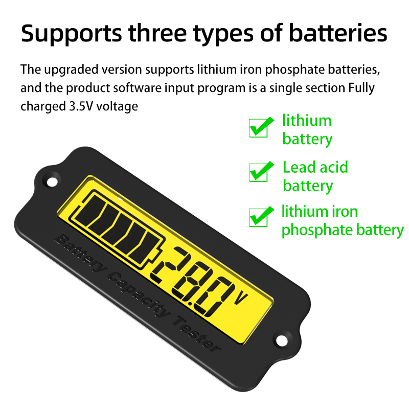 BW-LY6W 12V 24V battery monitor meter battery level indicator battery capacity tester