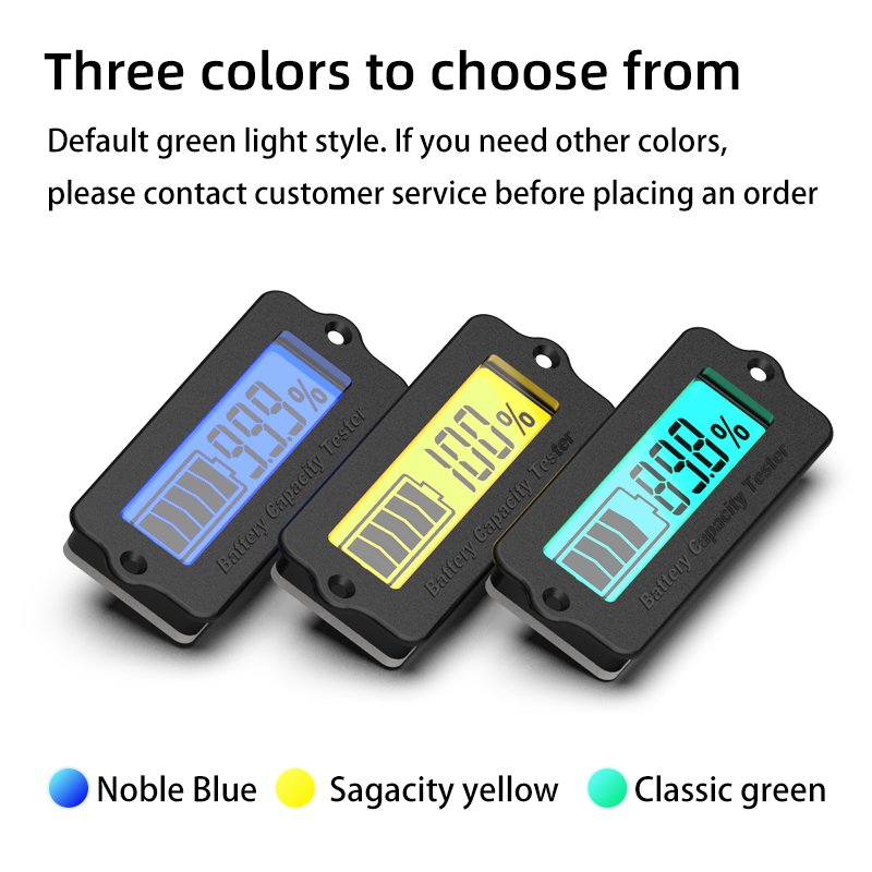 BW-LY6W 12V 24V battery monitor meter battery level indicator battery capacity tester