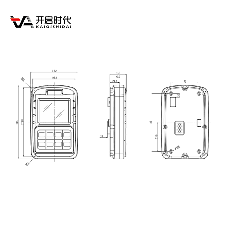 wholesale Plc Pac And Dedicated Controllers Programmable Logic Excavator Automation Industrial Display Capacitive Touch Monitor