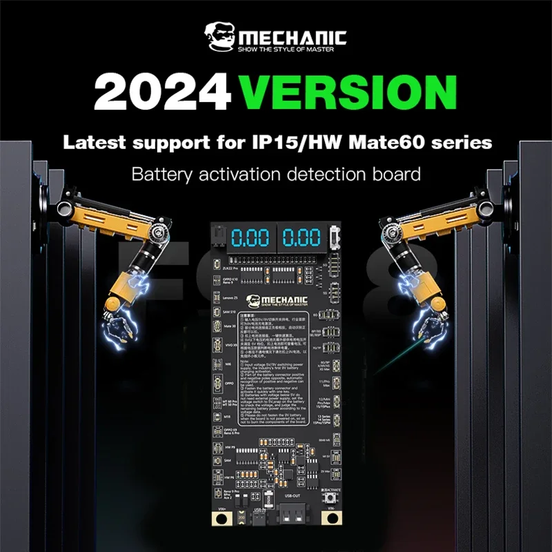 Battery Activation Board Mechanic F918 Mobile Battery Detection Fast Charging Tools for iPhone 11 5S-15PM Android Huawei Mate60