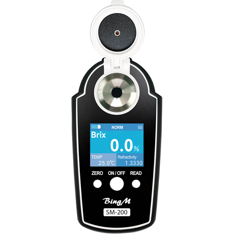 Digital Brix Refractometer BRIX Tester Sugar Meter Ideal for Drinking Water Beverage Kombucha Orchard Fruit Juice Carbohydrat