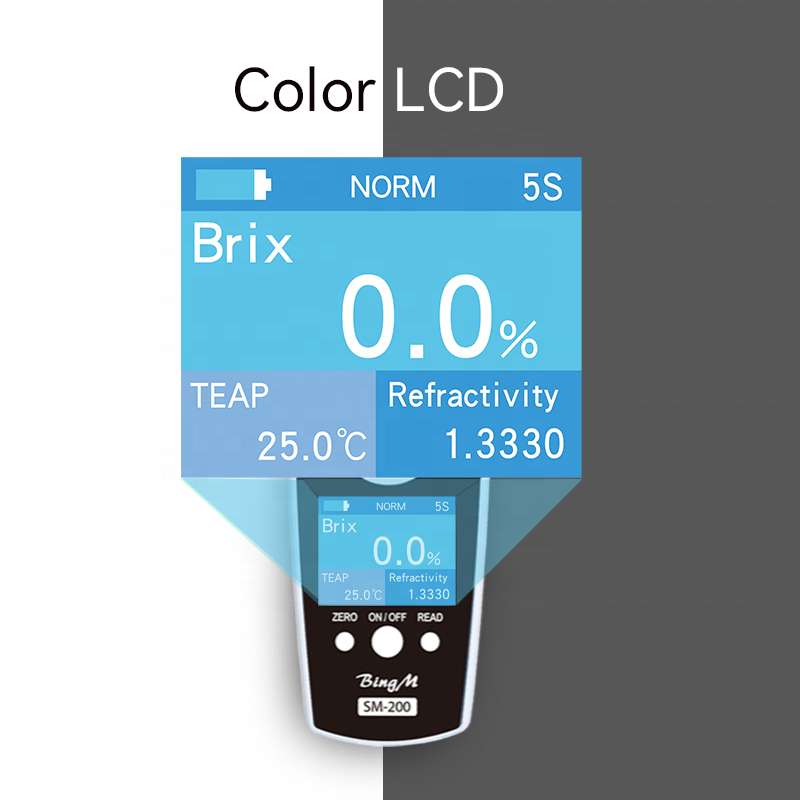 Digital Brix Refractometer BRIX Tester Sugar Meter Ideal for Drinking Water Beverage Kombucha Orchard Fruit Juice Carbohydrat