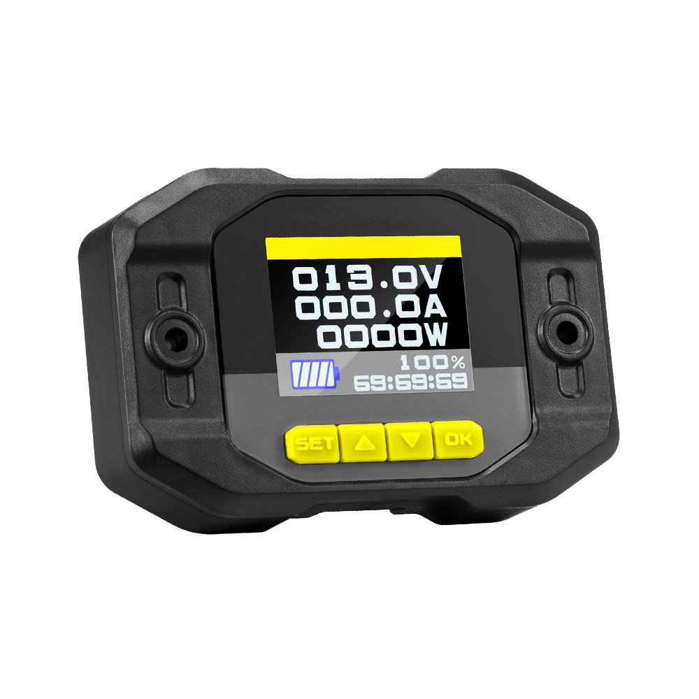 12V 100A Battery Monitor Battery Tester Voltage Current Meter Battery Capacity Indicator Coulomb Meter