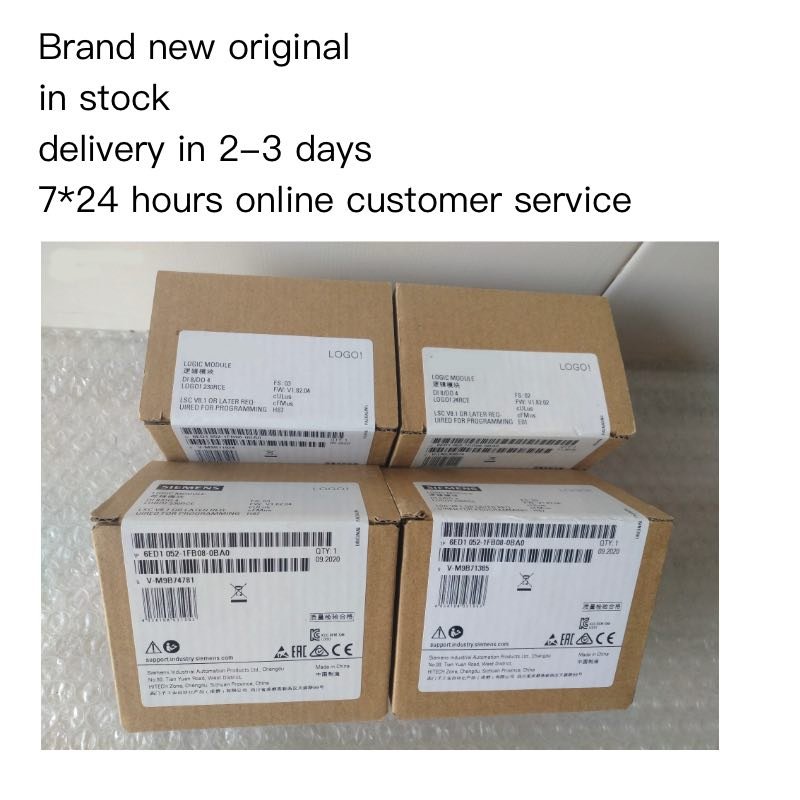 Siemens6ED1055-1HB00-0BA2OGO! 230RCE DI 8/DO 4 New & Original Logic Module for V8.4 Logo PLC & PAC Controllers