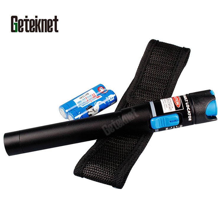 Geteknet 1mW 5KM VFL visual fault locator optic tool tester meter cable test fiber optic equipment 2.5mm VFL fiber tester