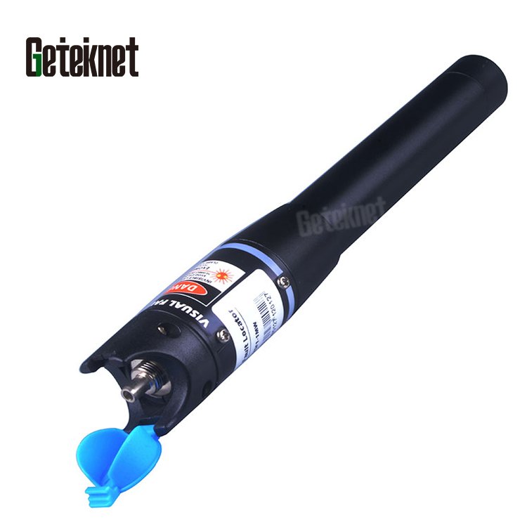Geteknet 1mW 5KM VFL visual fault locator optic tool tester meter cable test fiber optic equipment 2.5mm VFL fiber tester