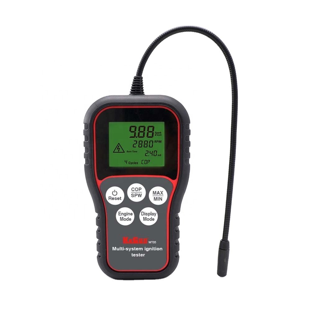 Engine Ignition Analyzer Spark Diagnostics and Tachometer Readings for Marine, Motorcycle, and Automotive Mechanics