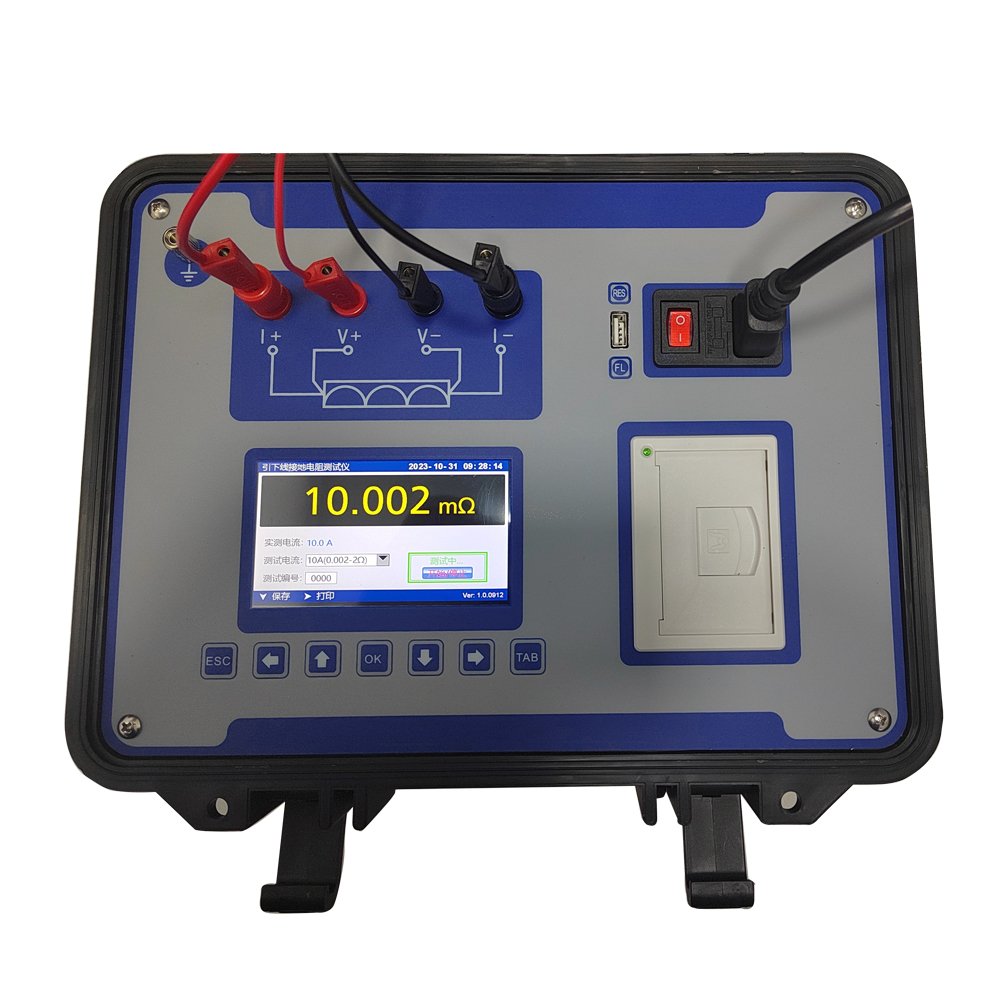 High Accuracy Digital Multimeter 200W Direct Current Digital Transformer DC Resistance Tester 0-20K Ohm Milliohmmeter Ohm Tester