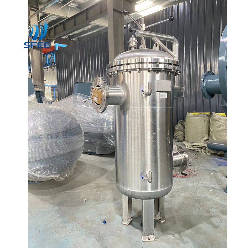 stainless steel Bag filter diesel gasoline engine oil hydraulic oil alcohol edible oil sewage large flow filter