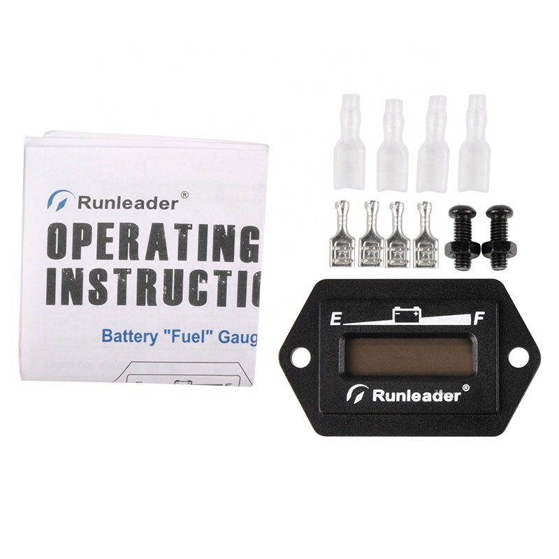waterproof battery indicator for golf cart club car EV cleaning car high pressure washer chainsaw voltage meter