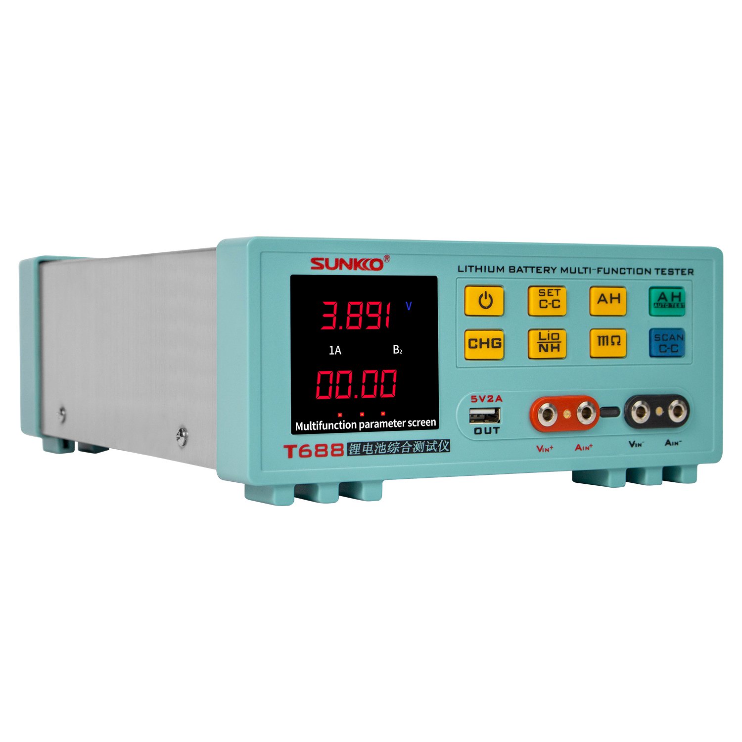 T688 lithium battery multi-function tester 36v 55v 67v 84v lithium battery comprehensive tester