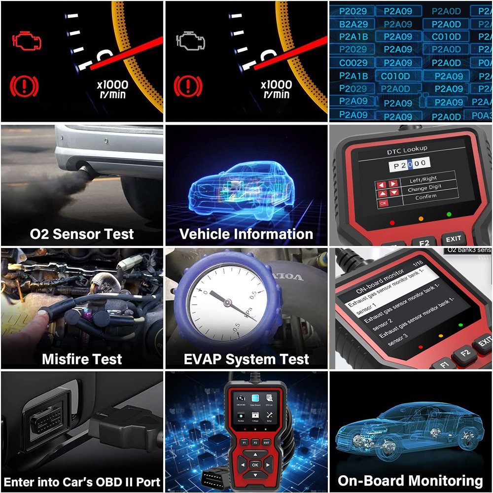 OBD-II Scan Tool Fault Code Reader Automotive Diagnostic Tester Car Diagnostic Tools engine Code Reader Car OBD2 Scanner