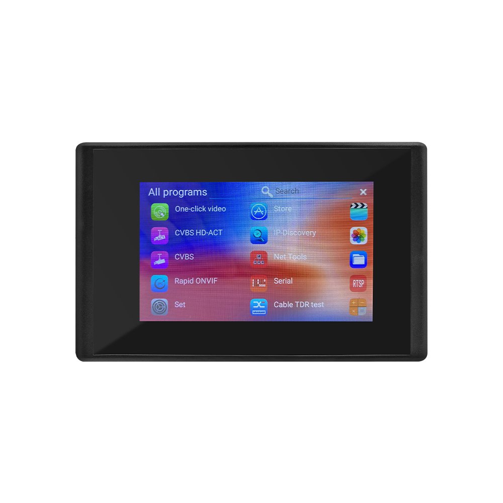 Portable cctv IP camera tester monitor