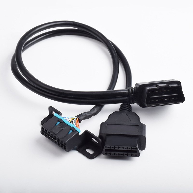 OBD2 OBD Extension Cable 16Pin Male Port to Dual 16-Pin Female Splitter Cable Car ECU Connector Adapter for BUICK Cars