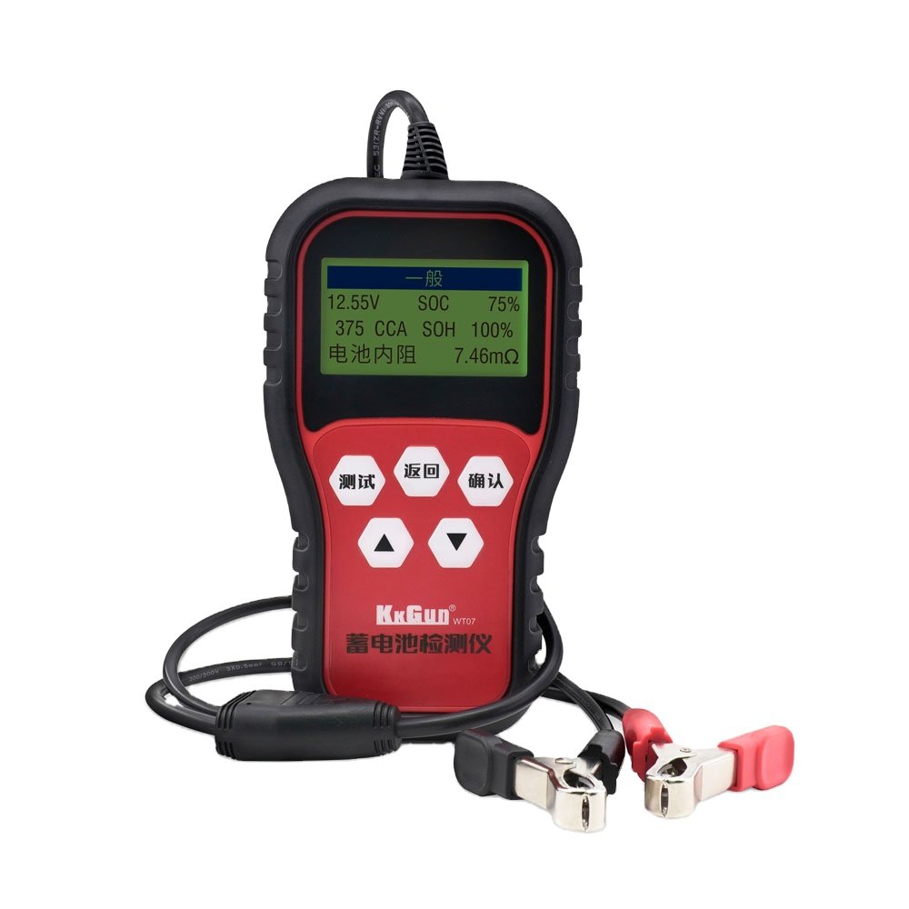 Professional 12V/24V Auto Battery Analyzer: Smart CCA Tester Alternator Check & Full Vehicle Electrical System Diagnostic Tool