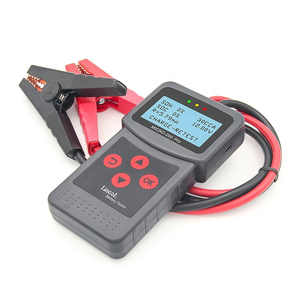 12V Battery Tester LansL MICRO-200 Pro 12V 24V Car Battery Tester Automobible Battery Voltage Tester