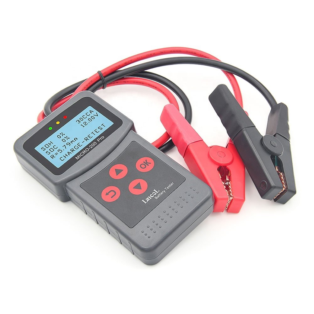 12V Battery Tester LansL MICRO-200 Pro 12V 24V Car Battery Tester Automobible Battery Voltage Tester