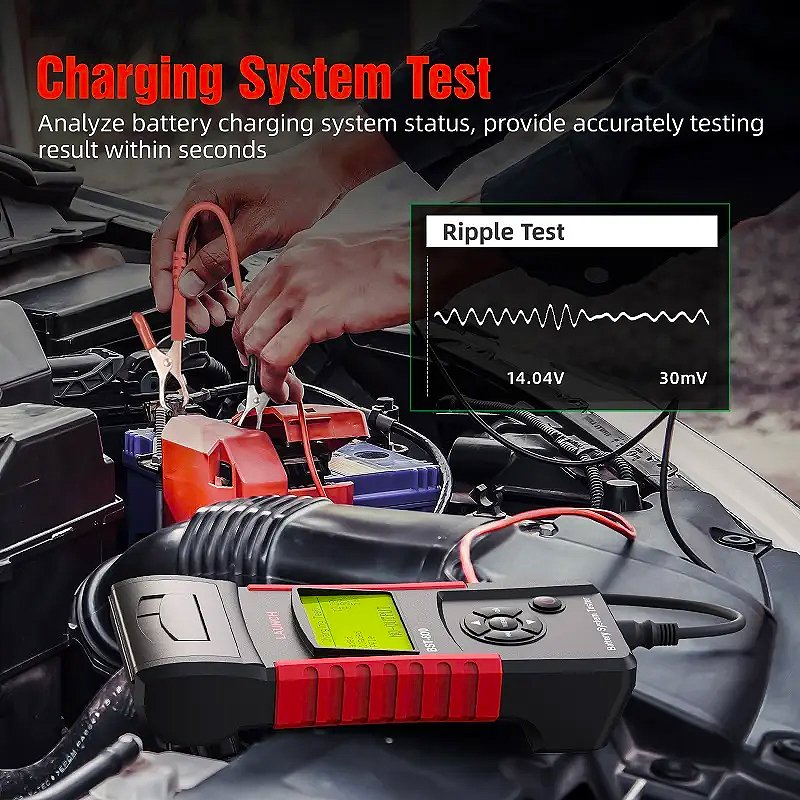 Fast and accurate LAUNCH BST-800 battery tester can print test reports