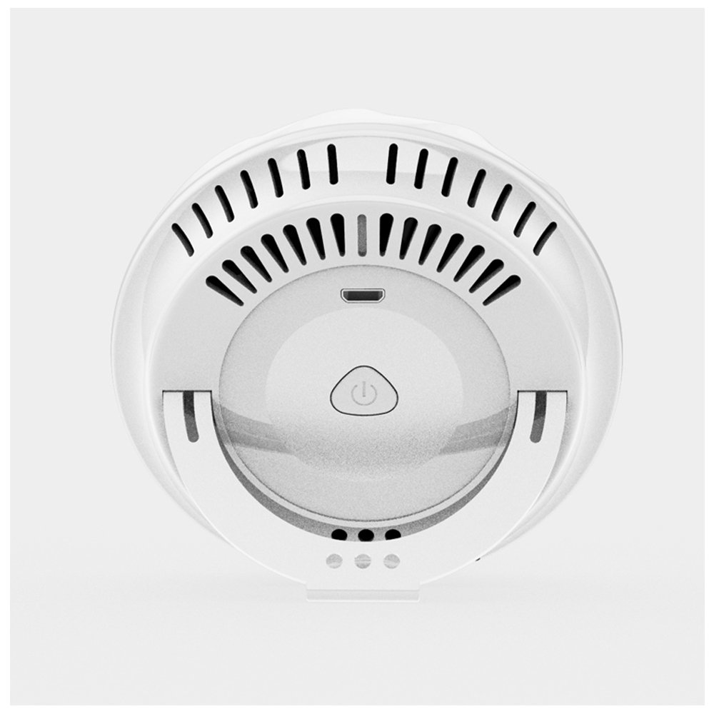 Round New Look 5 In1 CO2 Meter Digital Temperature Humidity Tester Carbon Dioxide Detector Air Quality Monitor TVOC HCHO Analyze