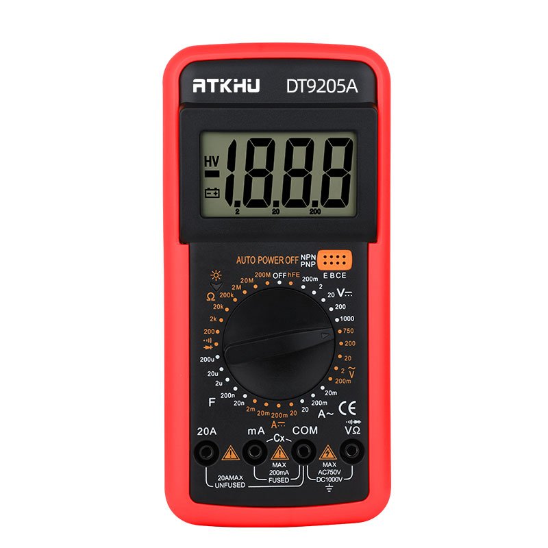 DT9205A AC/DC voltage testers Current Meter Digital smart Multimeter Resistance Tester Pocket multimeter