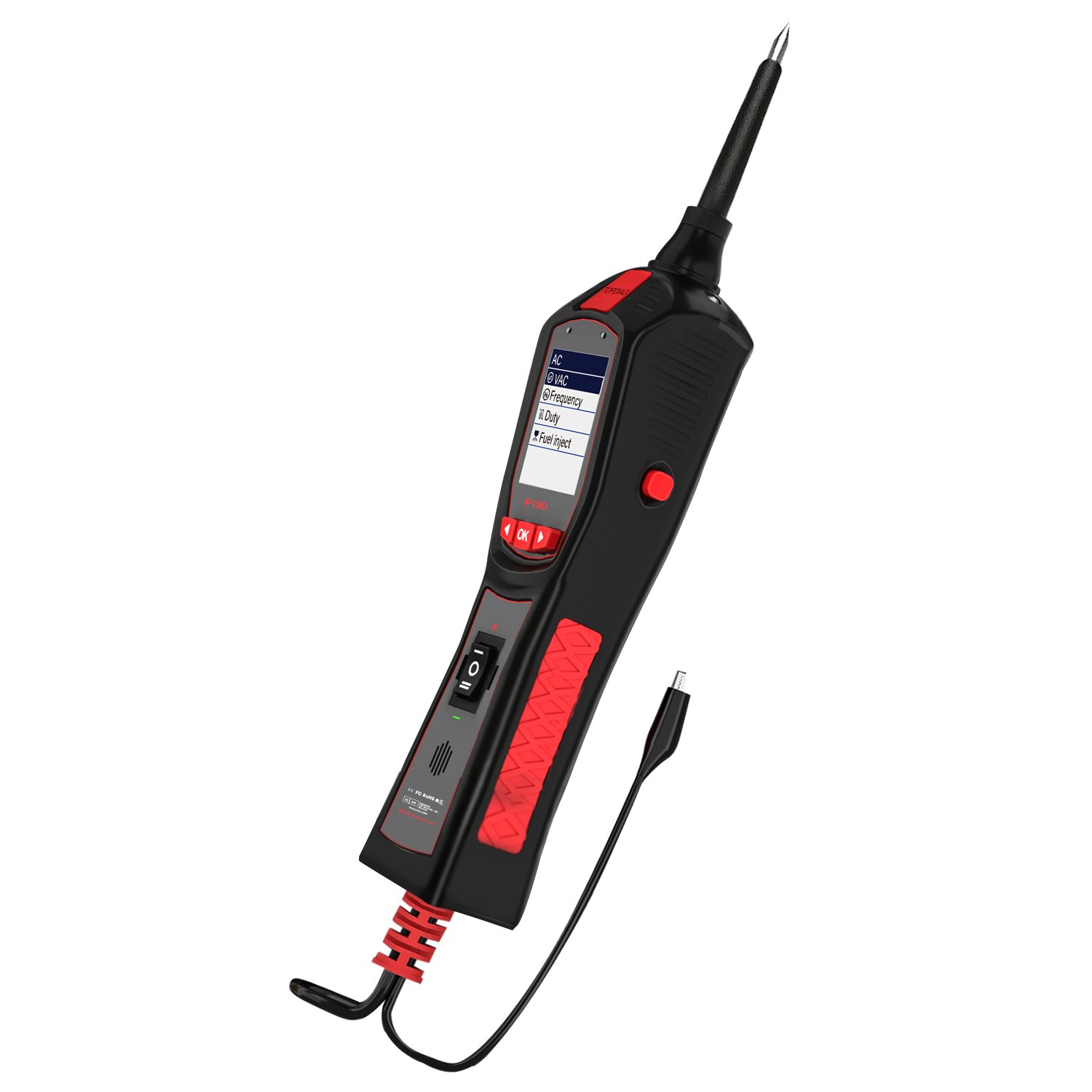 6-30V Battery Tester TopDiag Power Scan P150 PK PS100 Electrical Full System Diagnosis Circuit Tester Tool Test Lead Power probe
