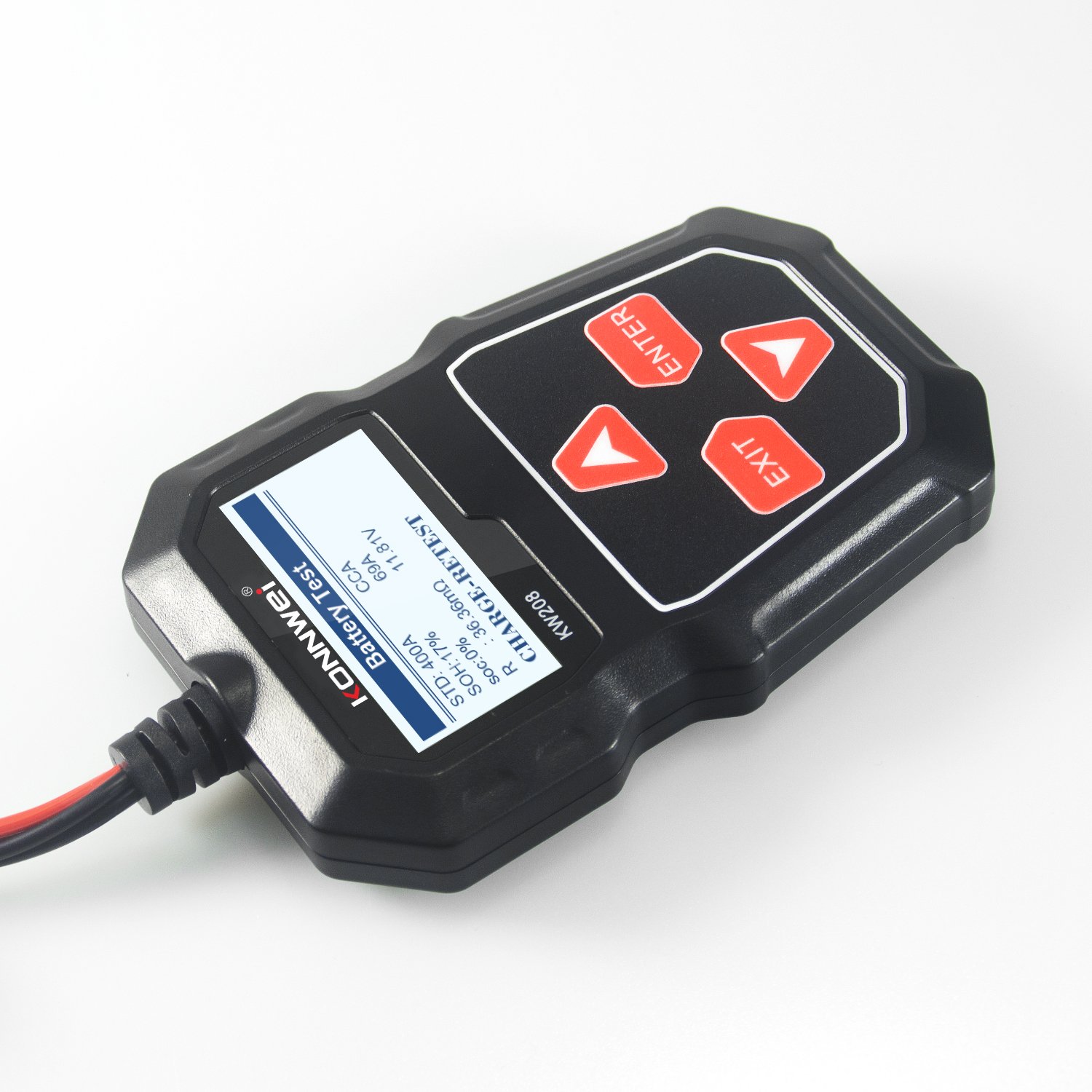 Car battery tester konnwei OBD battery tester 100-2000cca 30ah - 240ah for lead acid battery analyze