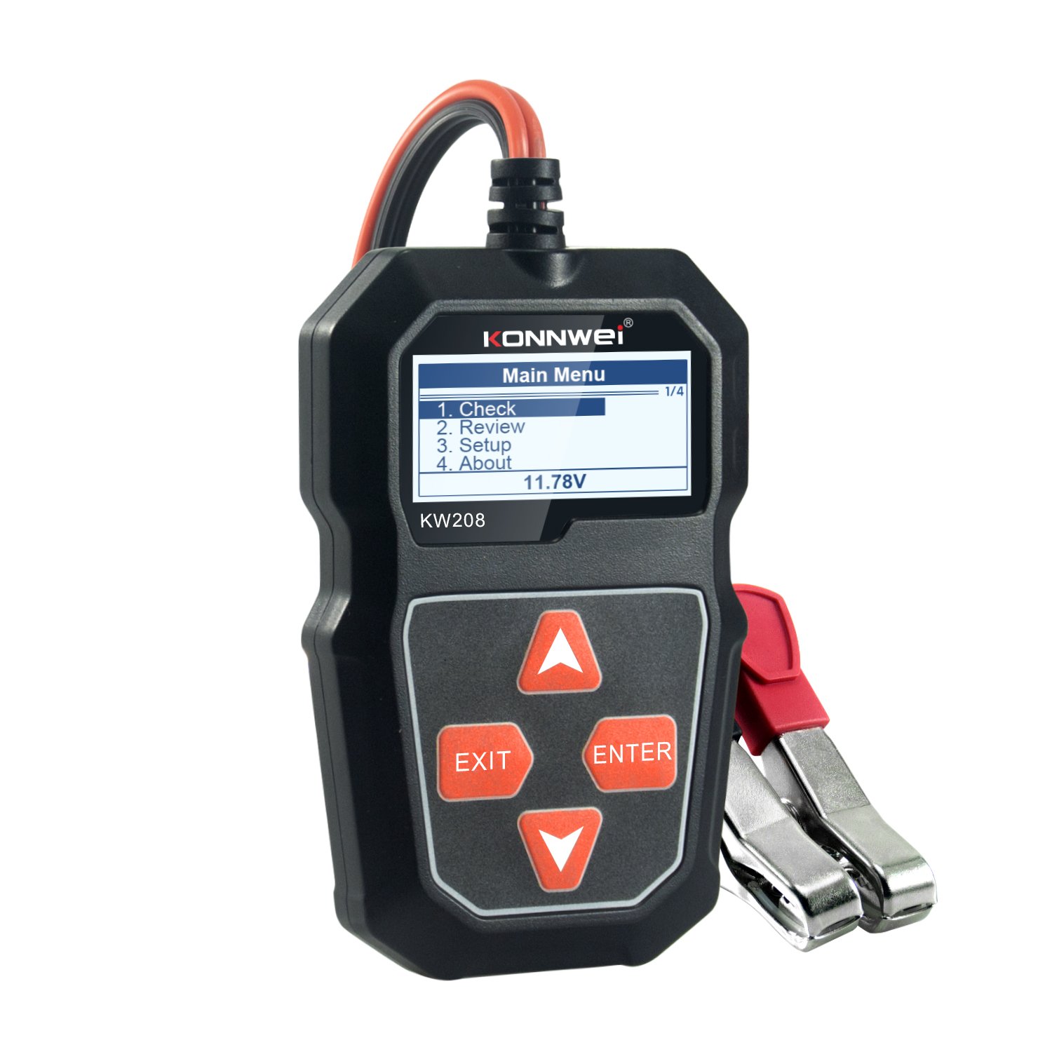 Car battery tester konnwei OBD battery tester 100-2000cca 30ah - 240ah for lead acid battery analyze