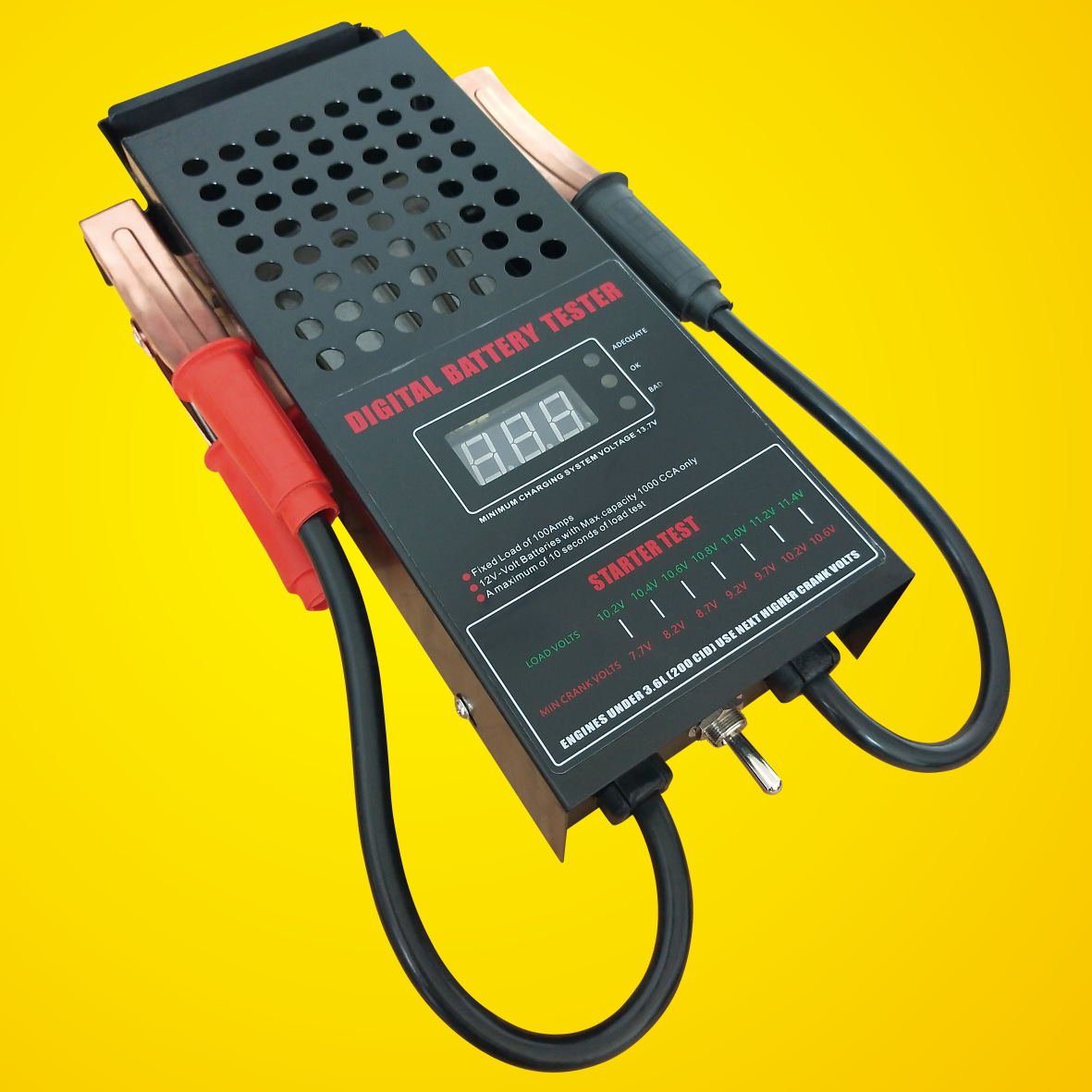 Cross-border hot foreign trade intelligent digital battery tester battery detector HBV-200 motor vehicle battery discharge fork
