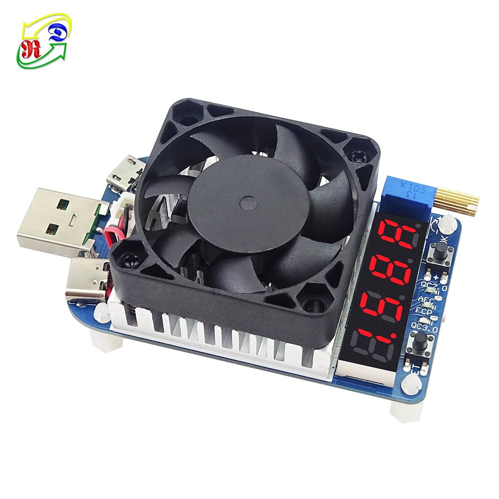 RD trigger function Load HD35 USB Interface Discharge Battery Tester Adjustable Current 35w Intelligent electronic load