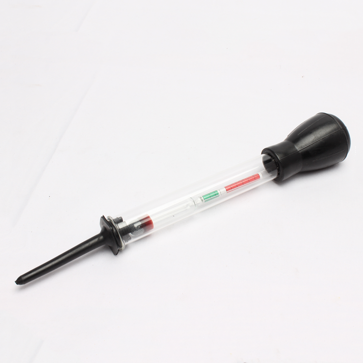 Portable battery tester hydrometer