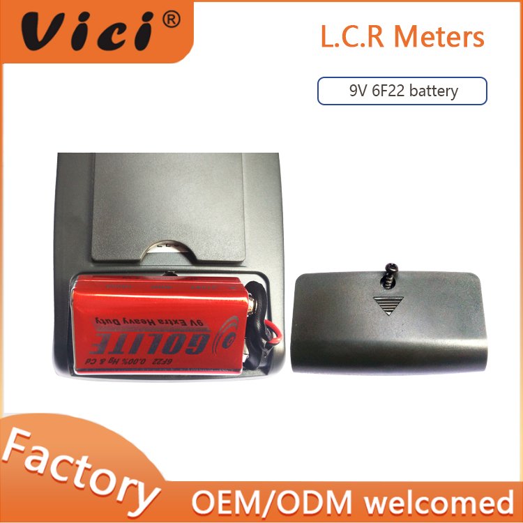 Vicimeter Palm Capacitance Meter 0.1pF - 200000uF Digital Capacitor Tester VC6013A with Low Power Consumption