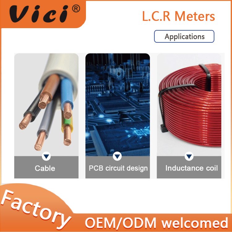 Vicimeter Palm Capacitance Meter 0.1pF - 200000uF Digital Capacitor Tester VC6013A with Low Power Consumption