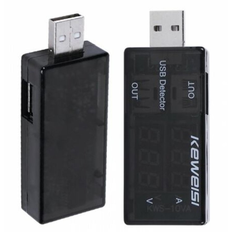 Mini LED USB Charging Current Voltage Detector Tester Battery Voltmeter Ammeter
