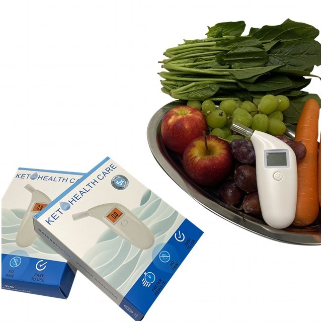 Top-Quality Digital Ketone Meter ketone tester display keto tester for health ketogenic Breath Analyzer