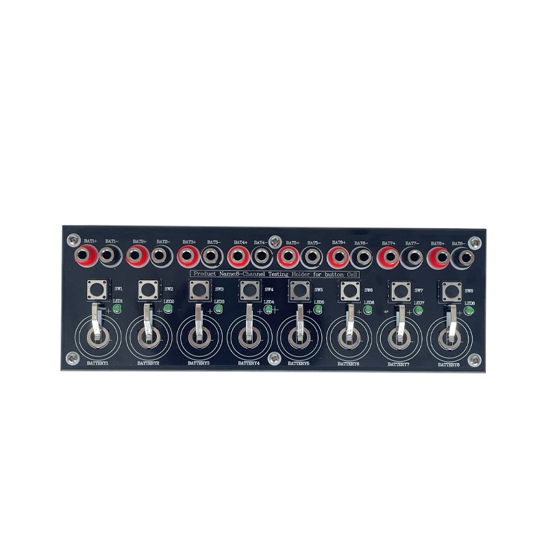 Laboratory 8 Channels Cylindrical Cell Battery Testers Testing Board