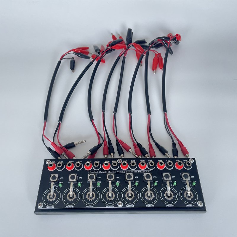 Laboratory 8 Channels Cylindrical Cell Battery Testers Testing Board