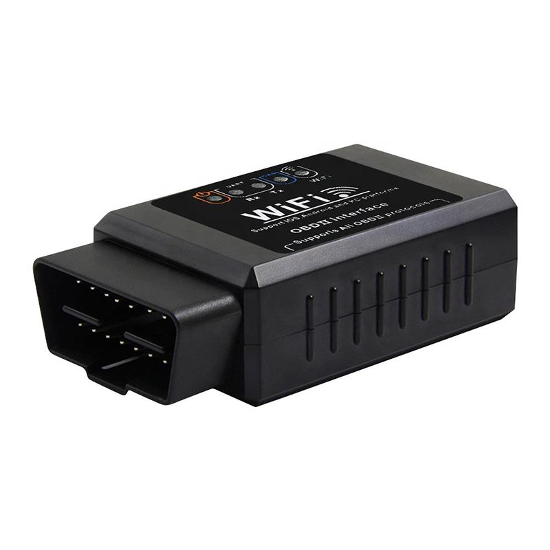 obd connector WiFi V1.5 Code Reader Car obd 2 Diagnostic Tool Black Color ELM327 OBD adapter Wireless Scanner Detector