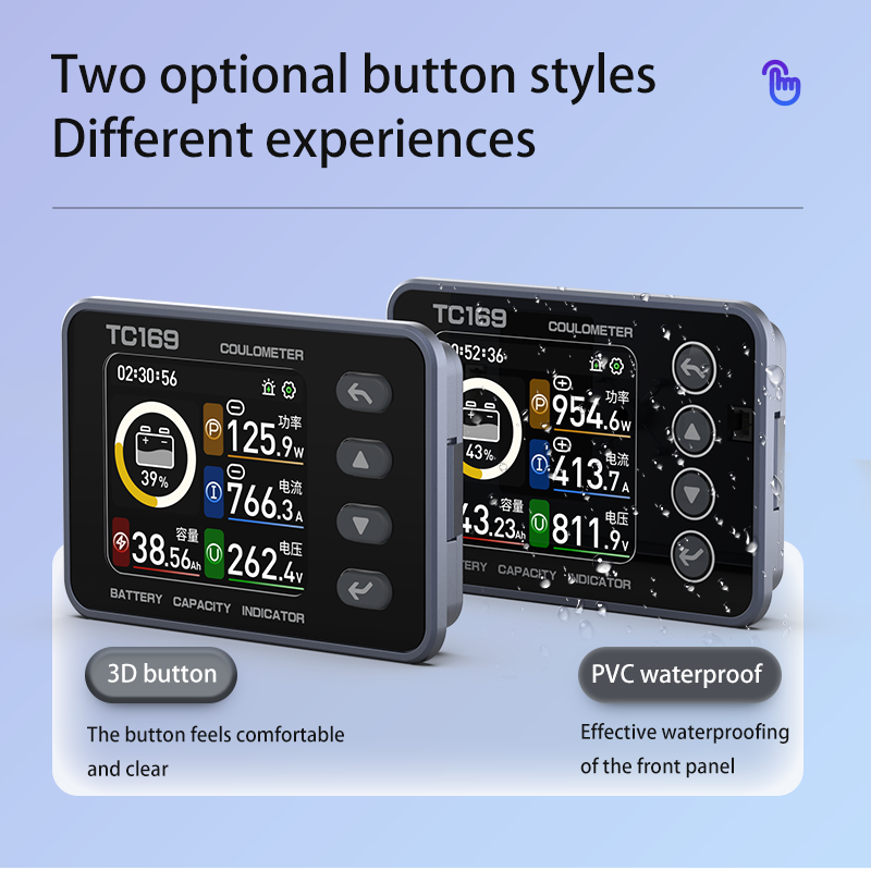 BW-TC169 Universal Car Battery Monitor Charge Discharge Voltage Battery Capacity Indicator Tester Meter