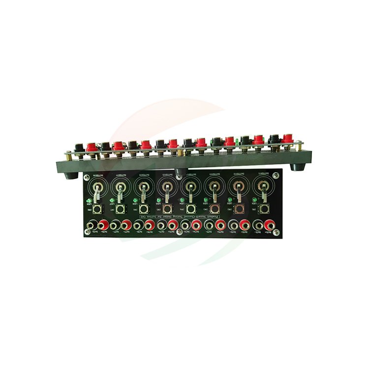 8 cables lithium ion coin cell battery clamp for coin cell testing machine