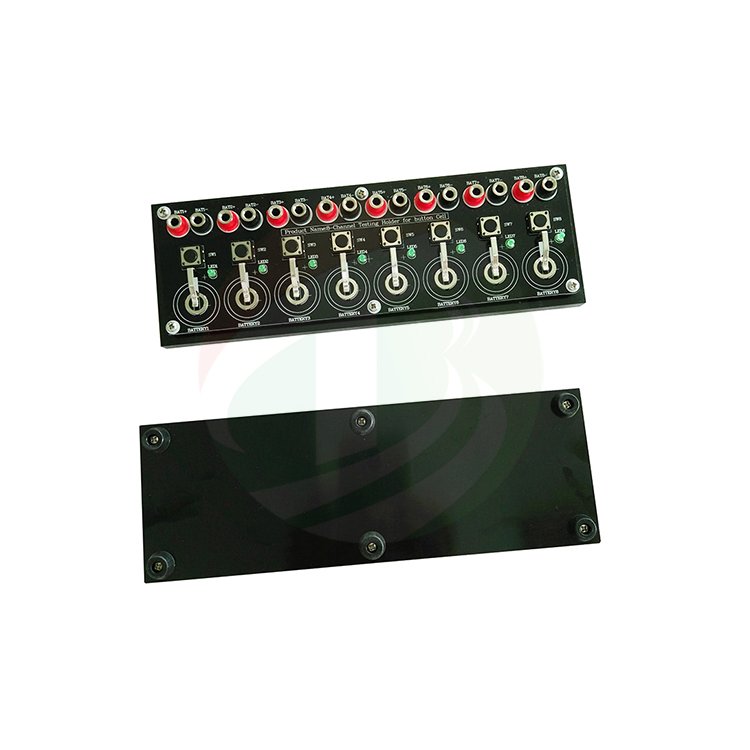 8 cables lithium ion coin cell battery clamp for coin cell testing machine