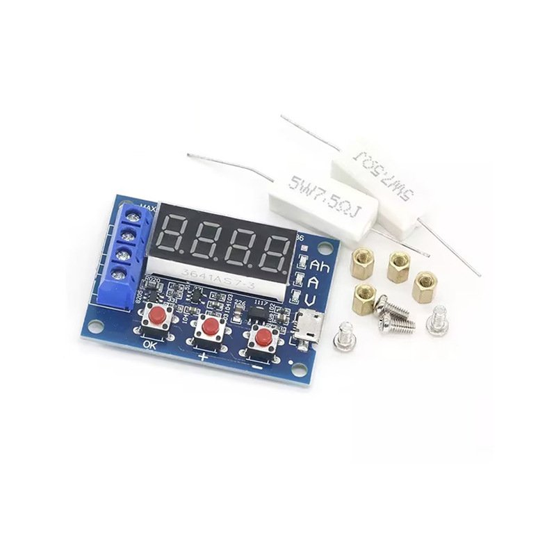 ZB2L3 Battery Capacity Tester LED Display 18650 Lithium Battery Power Supply Test Capacity Discharge Meter DC4.5-6V ZB2L3